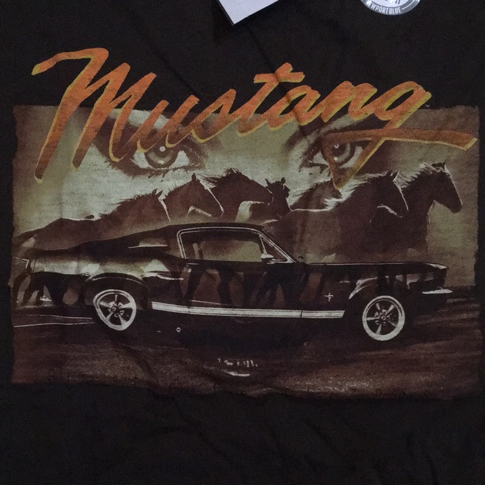 Men’s Mustang S/S Tee Shirt X-Large Brown